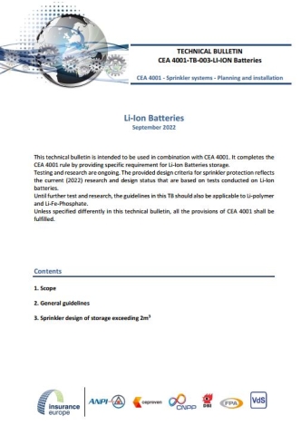 CEA 4001-TB-003-LI-ION Batteries 