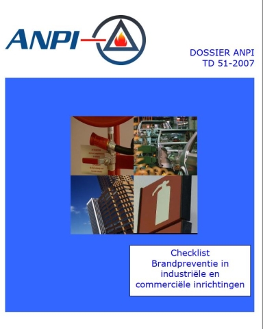 DTD 51 Checklist brandpreventie in industriële en commerciële inrichtingen