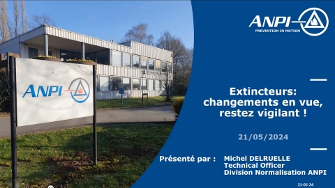 Extincteurs : changements en vue, restez vigilant !