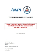 NTN 135 Secure storage units - Description and methods of tests for resistance to burglary with gas