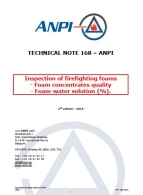 NTN 168 Inspection of firefighting foams - Foam concentrates quality - Foam-water solution (%) (E)