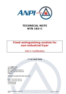 NTN 183-C Fixed extinguishing module for non-industrial fryer
